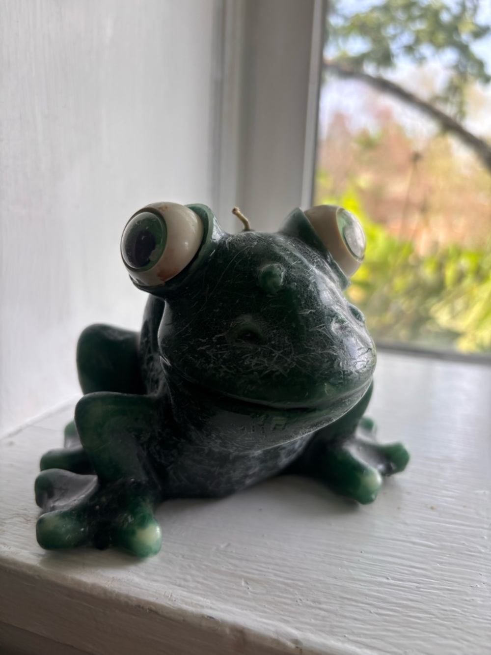 Vintage Frog Candle